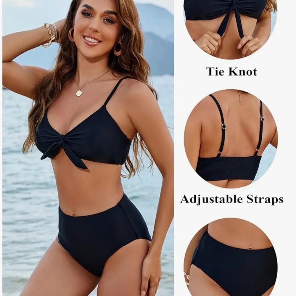 Elegant Black Women's Bikini Set